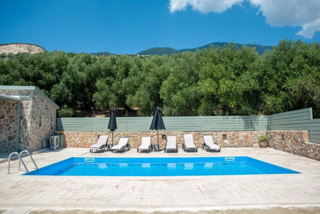 Villa Afrato Calma In Trapezaki-Private Pool -2 Br 트라페자키 외부 사진