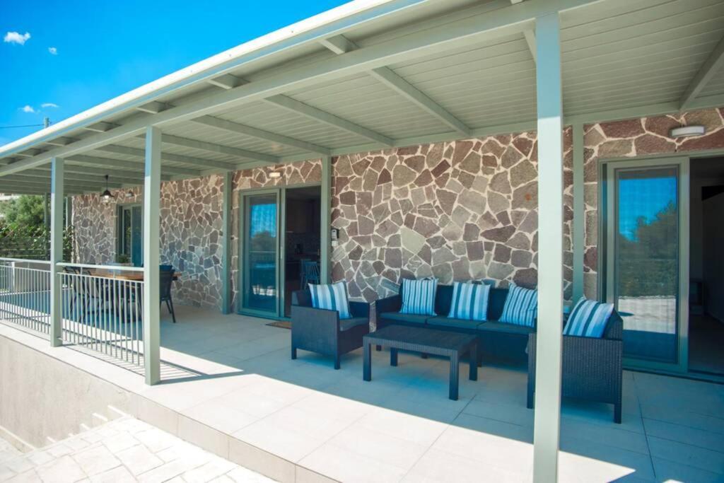Villa Afrato Calma In Trapezaki-Private Pool -2 Br 트라페자키 외부 사진